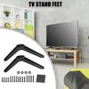 2pcs home Universal TV Large Stand Easy to Install TV Replacement Legs Anti-slip rubber pad and anti-falling nut for Most TVs