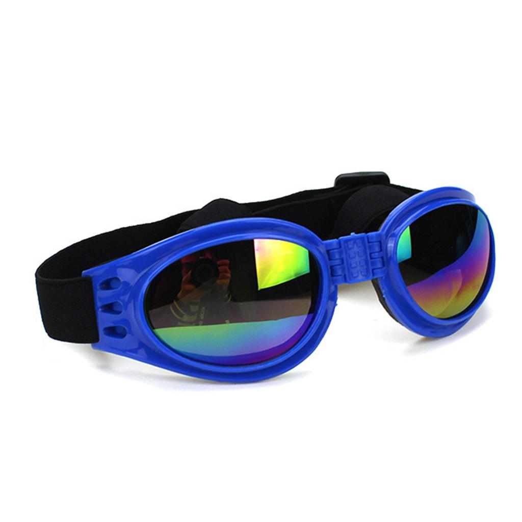 Foldable Windproof Pet Glasses With Adjust Strap Anti-Fog Dog Sunglasses Protective Goggles For Outdoor Activities Walking