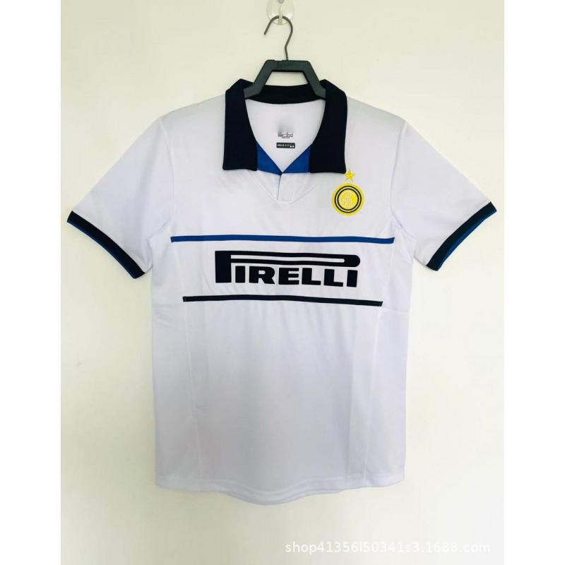 0809 Classic Retro Inter Jersey Home and Away Short-sleeved No. 22 Milito Champions League Serie A Club Football Jersey
