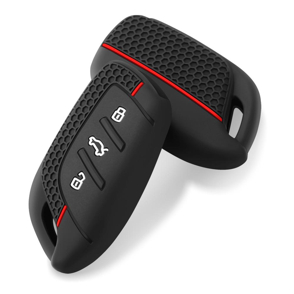 Für MG 4 2023 Mg4 Ev MG HS GT ZS EV ZX MG5 MG6 3 Tasten Silikon Schlüsselanhänger Schlüsselhülle Schlüsselanhänger für Roewe RX3 RX5 RX8 ERX5 I6 I5