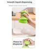 Round Bristle Head Dish Brush Ergonomic Grip Dishwashing Brush Kitchen Cleaning Brush  Kitchen Sink