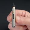 Portable Titanium Alloy Mini Eternal Pencil Neednt Shave Erasable Pencil Key Pendant Pocket Pen Inkless Pen With 2 Nibs
