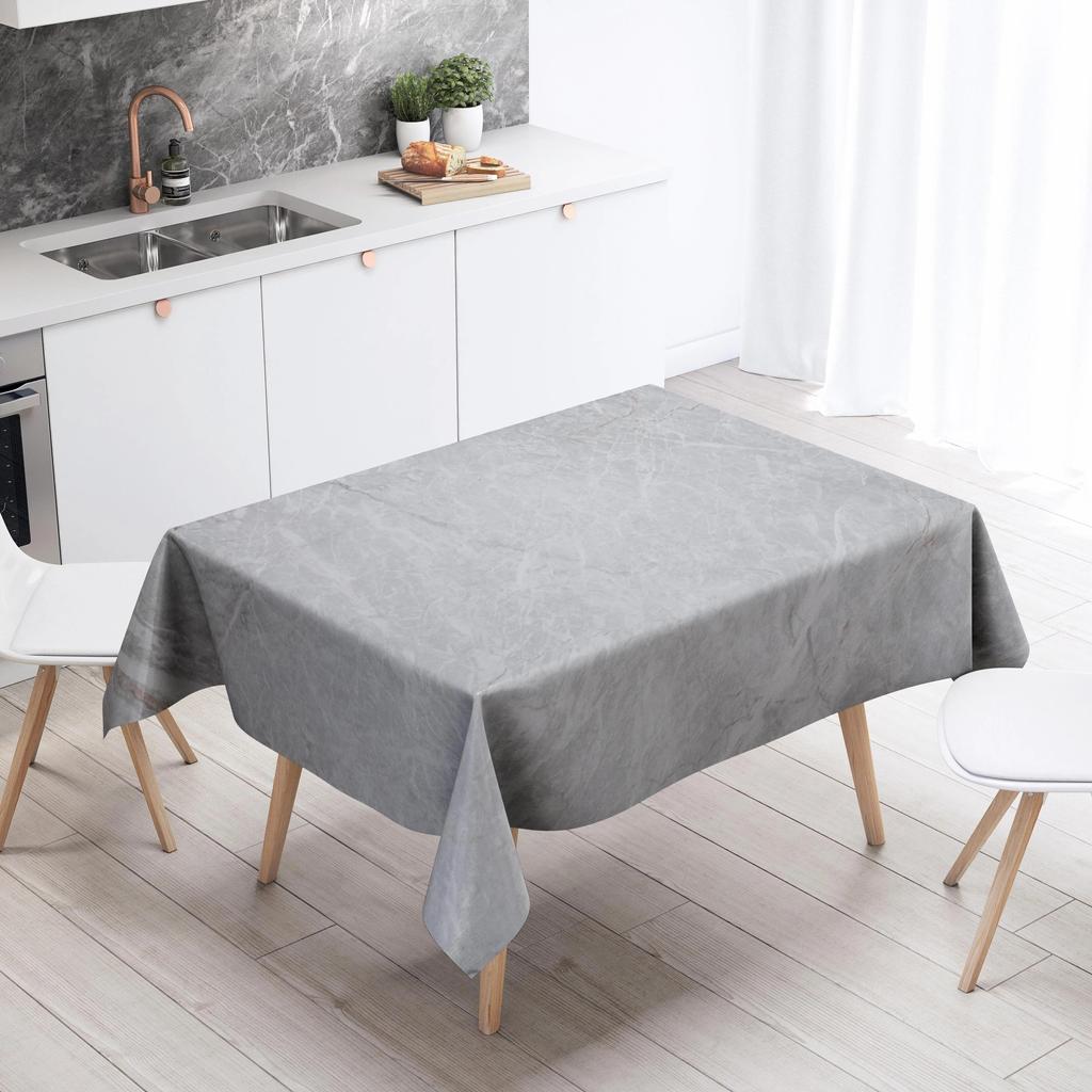 Marble Pattern Tablecloth Stain Resistant Waterproof Dining Table Home Decor Rectangular Kitchen Fireplace Countertop