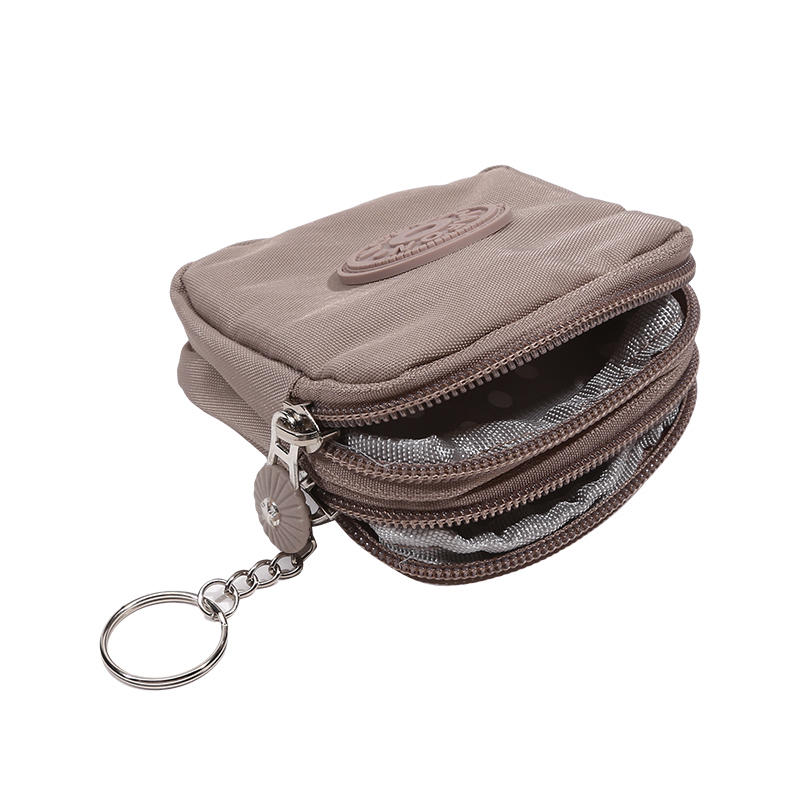 Travel Coin Purse Quilted ID Holder Key Coin Purse Multifunctional Card Hold Portable Waterproof  Purse for Daily Use