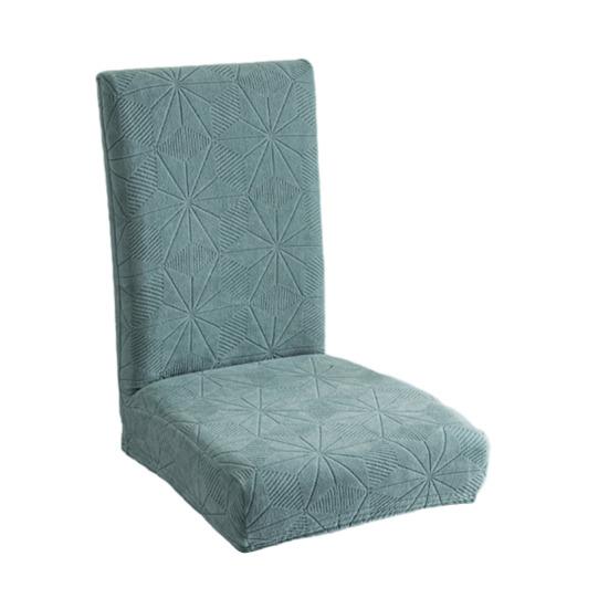 Aksamitny Pokrowiec na Krzesło do Jadalni Rozciągliwy Pokrowiec na Krzesło Parson Zdejmowany Zmywalny Ochraniacz na Siedzisko na Wesele Imprezę Domowy Restauracja Hotel Bankiet