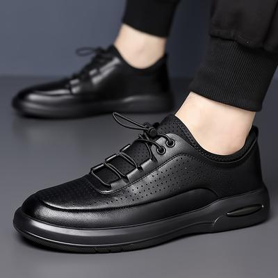 Fashion Leather Flats Men Casual Shoes Handmade Classic Mens Sneakers All-match Men Outdoor Walking Footwear 2025 New Skate Shoes Men