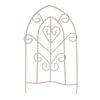 Vintage Iron Garden Fence Stake, Decorative Flower Bed Edging Landscape Border, Outdoor Yard Lawn Mini Fence Stake