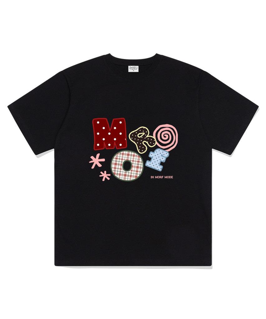 Deomopeuhauseu Pattern Morf Oversized Short Sleeve T-Shirt White