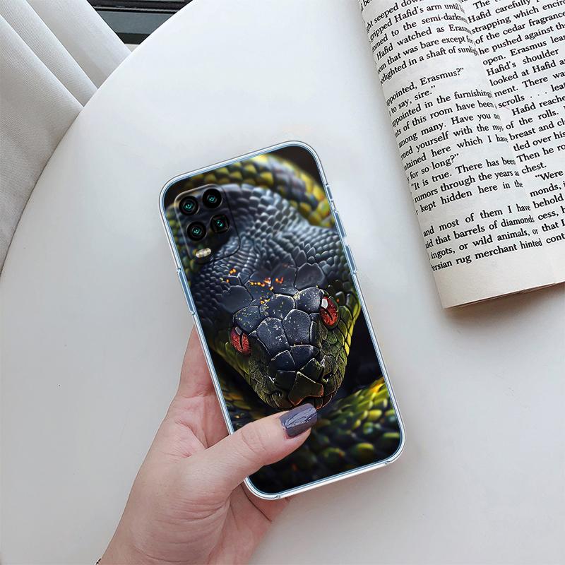 BH15 Cobra Snake Transparent Phone Case for Motorola Moto G40 G04 G05 One Ace Action Fusion + Plus Hyper Macro Vision Zoom