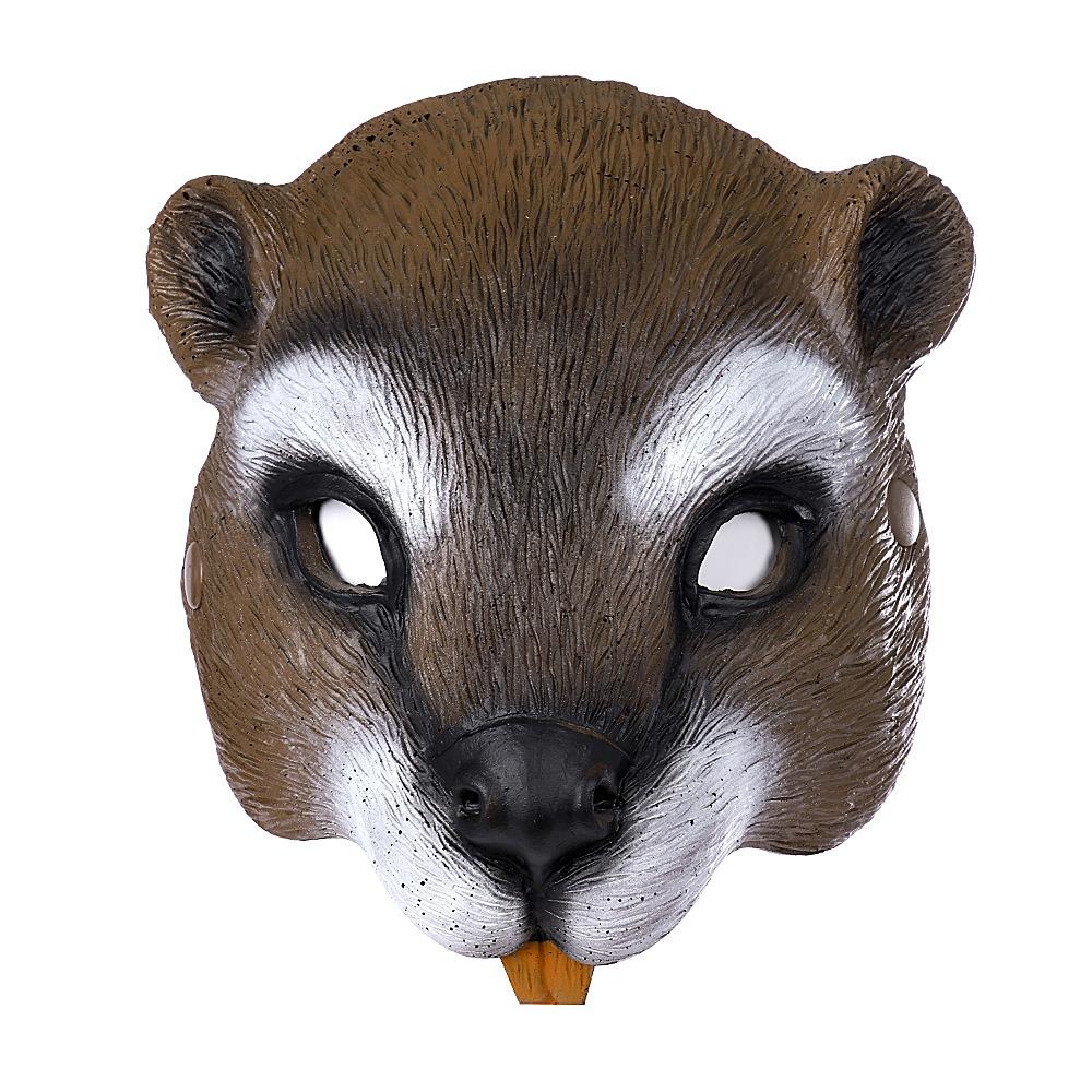 

3D Halloween Cosplay Mask Creativity Animal Half Face Mask Halloween Squirrel Mask Christmas Halloween Squirrel Mask