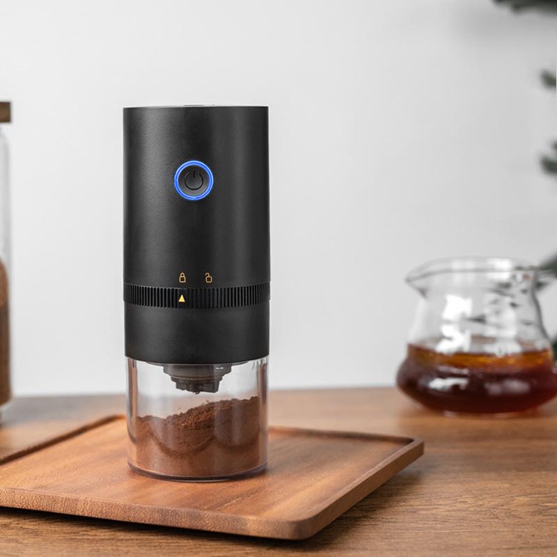 

Портативная электрическая кофемолка для кофейных зерен, кофемашина с зарядкой через USB, электрическая кофемолка, кофемолка для кофейных зерен