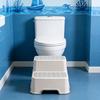 Toiletkruk Multifunctioneel Verstelbaar Opstapje Antislip Oppervlak Ergonomisch Ontwerp Kinderen Volwassenen Verstopping Verlichtende Kruk