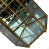 Clear Glass Display Jewelry Box Organizer Three Layers Decorative Keepsake Mirrored Desktop for