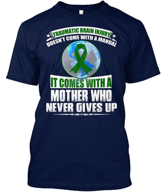 Tbi Awareness - Traumatic Brain Injury T-Shirt Made in the USA Size S to 5XL M