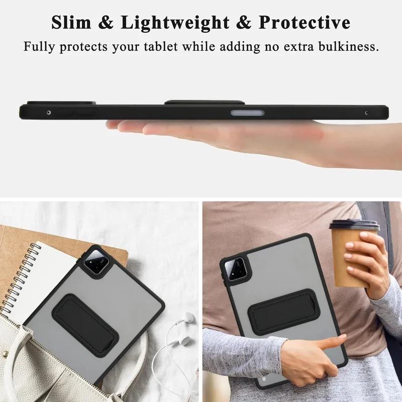 Slim TPU + PC Hybrid For Poco Pad X1 11.2 " / POCO M1 12.1 Inch Case with Foldable Kickstand Tablet Shockproof Protective Cover