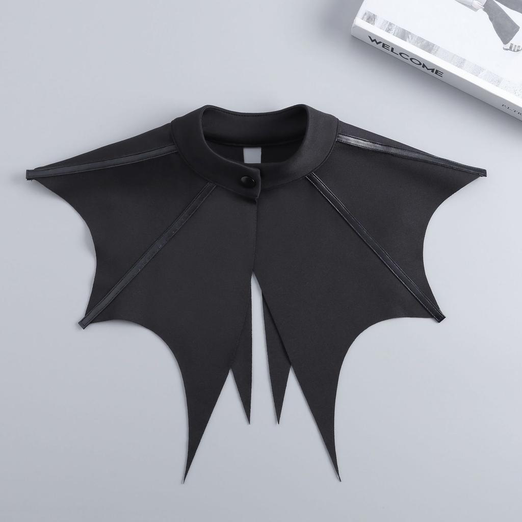 Halloween Party Fake Collar for Womens Fashion Shirt Shoulder Wraps Shawls Detachable Collar Clothing False Collar