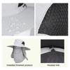 Men Fisherman Hat Wide Brim Breathable Mesh Design Quick-Drying Bucket Hat with Neck Shawl Face Guard Outdoor Fishing Hat