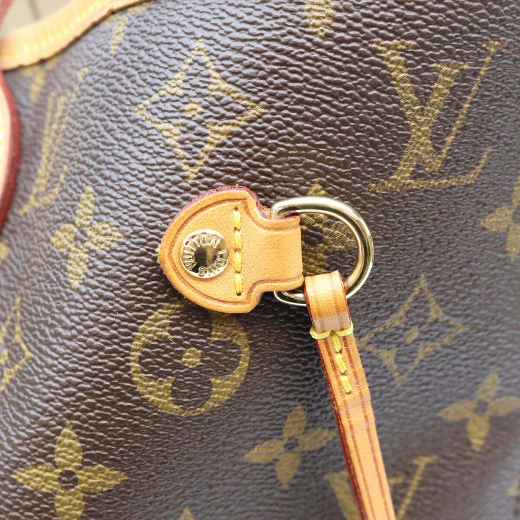 LOUIS VUITTON 2008 M40156 Monogram Neverfull MM Tote Bag Tote Bag Black / Gold HardwareUsed