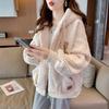 Autumn and Winter Cold Hoodies Sweatshirt for Women Y2k Style Korean Fashion Cotton Cheap Thick Lambswool Woman Hooded Tops Warm