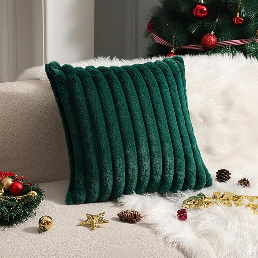 Copricuscini Gialli in Eco-pelliccia per Divano Cuscino Decorativo Copricuscini Rustici per Laurea Federe per Cuscini Stile Fattoria per Divano Letto Soggiorno 40/45CM
