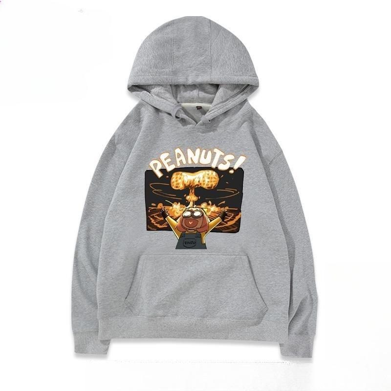 Spy X House Aniya Collaboration Couple Set Peanuts Comic Autumn Hooded Pure Cotton Printed Sweatshirt