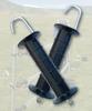 Leap Raupe Electric Fence Gate Clips, Electric Fence Gate Grip Handles, Gate Handles, Electric Fence Handle Grips, 23cm, 5-Piece Set, Black, B
