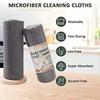 1 Roll/20pcs Reusable Microfiber Cleaning Wipes - High Absorbency, Durable & Machine Washable Kitchen Towels for Dishes