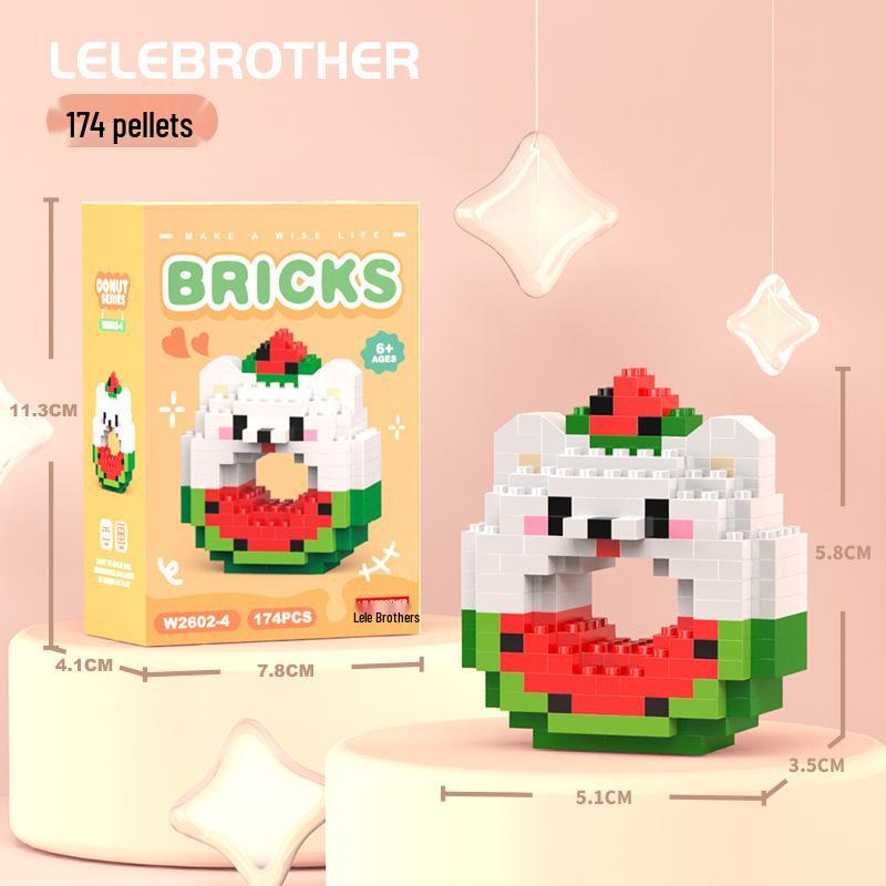 Compatible Lego Micro Building Block Cartoon Figurines - Children's Educational Desktop Toys