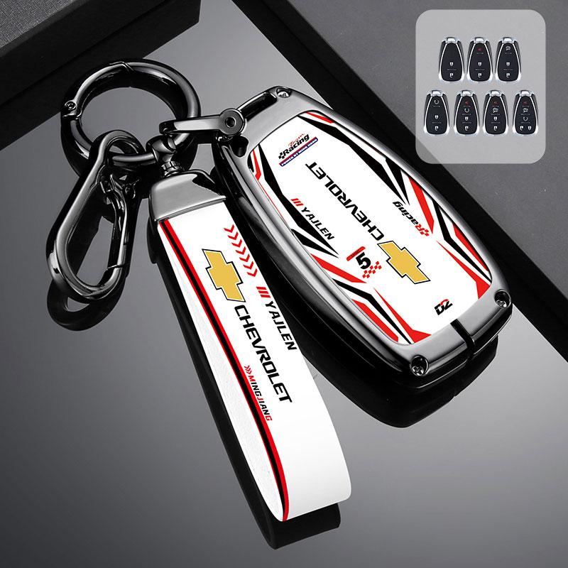 Zinc Alloy Car Key Case Cover For Chevrolet Cruze Aveo Trax Sail Malibu Captiva Prism Spark Trailblazer Blazer Camaro Traverse