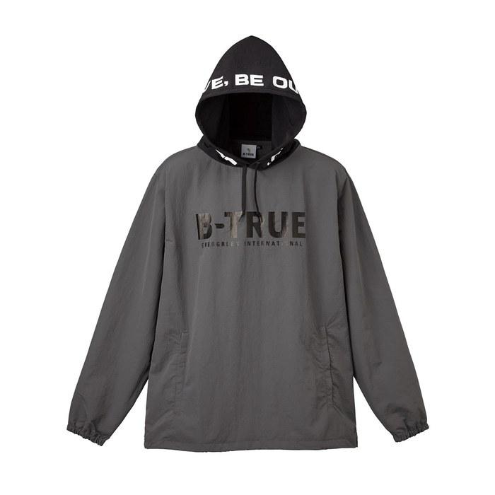 Evergreen B-TRUE Packable Pullover Hoodie LL Gray/Black