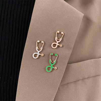 Europos ir Amerikos Doctor Who Spalvingas Animacinis Stetoskopas Smeigtukas - Linksmas Derinamas Apykaklės Smeigtuko Aksesuaras