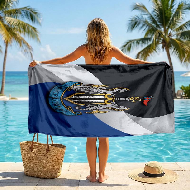 Newcastle United Fußball Strandtuch Weiches Mikrofaser Sommerhandtuch Schnelltrocknendes Saugfähiges Handtuch für Strand Schwimmbad Reisen