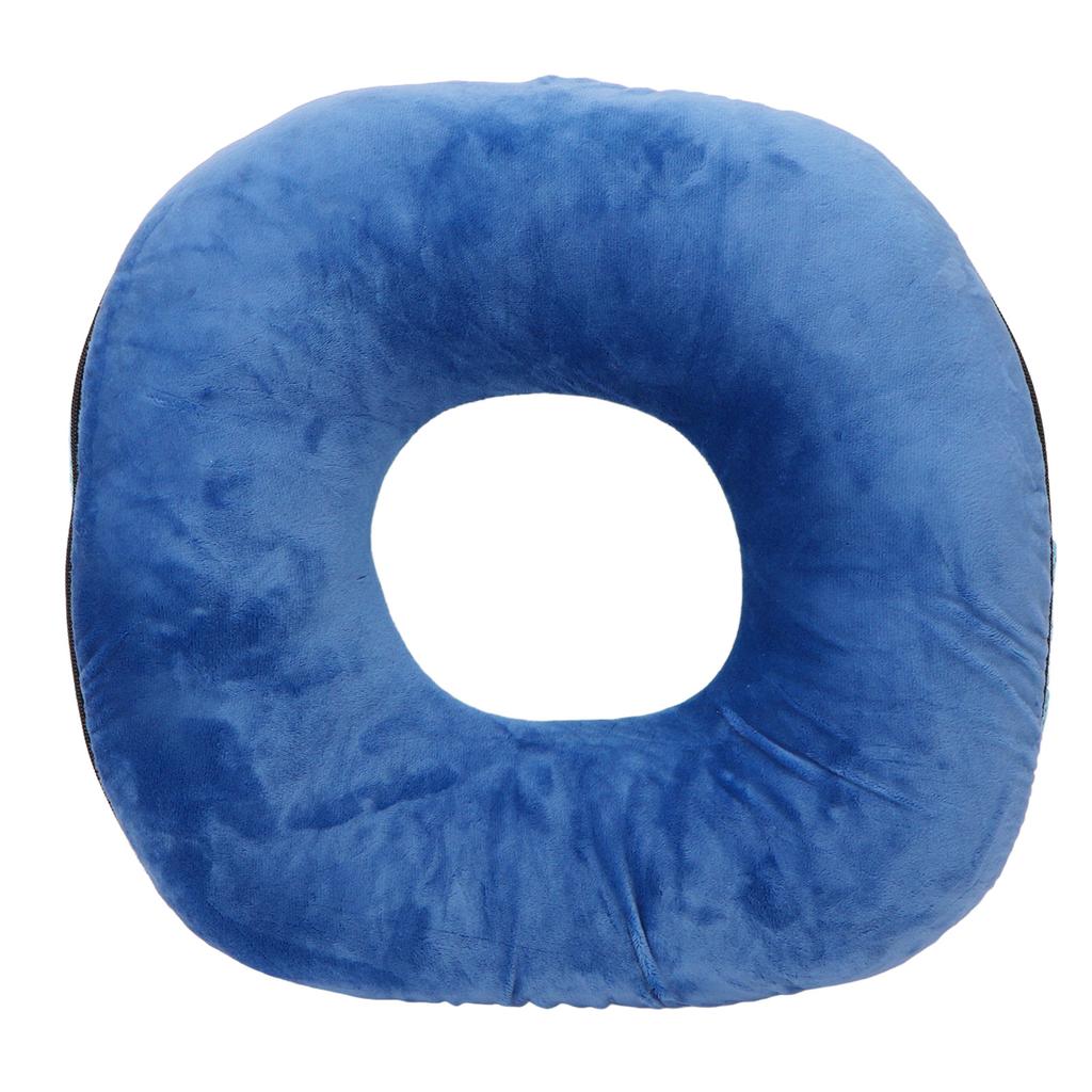 Donut Pillow Dark Blue Soft Breathable Detachable High Elasticity Waterproof Inner Sleeve Bed Sore Cushion