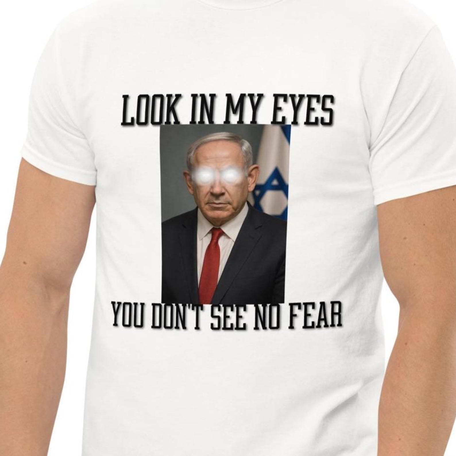 Benjamin Netanyahu Tuff T-shirt, Funny Big Yahu Unisex Graphic Tee S