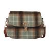 Stylish Plaid Retro Mini Crossbody Shoulder Bag Soft Pu Leather For Urban Fashion