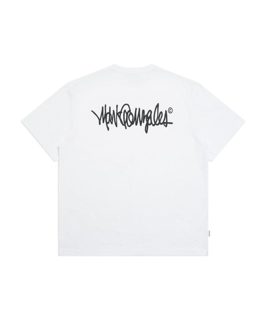 Mark Gonzales Next Sign Logo Short Sleeve T-Shirt - White