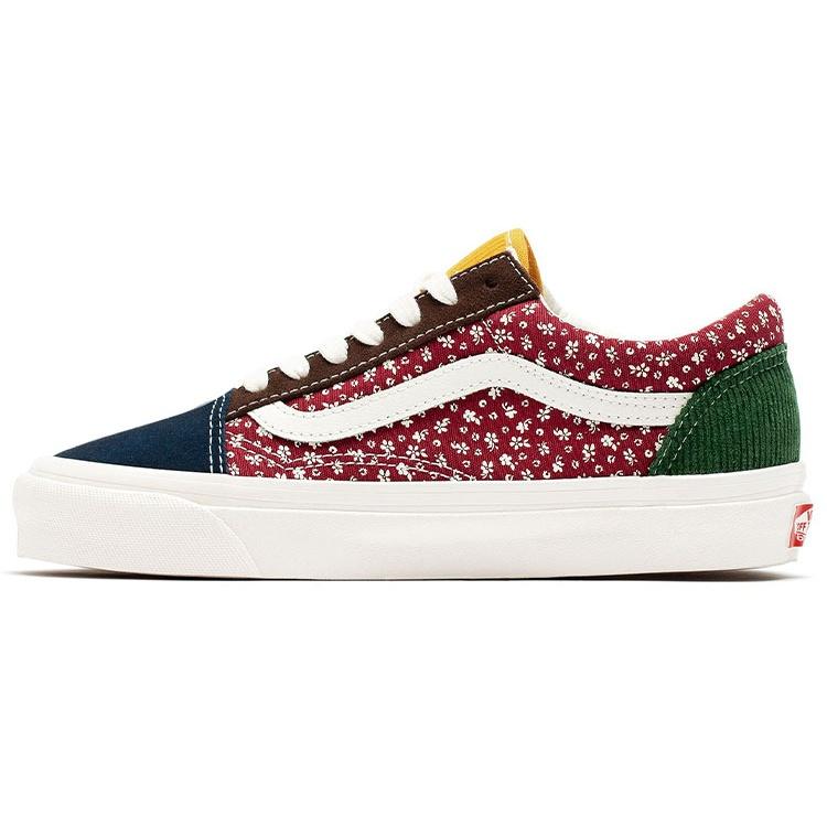 Vans Style 36 Lightweight Cozy Skateboarding Shoes Unisex Blue Green Red Men s VN0A4BVQ448 EU 36.5