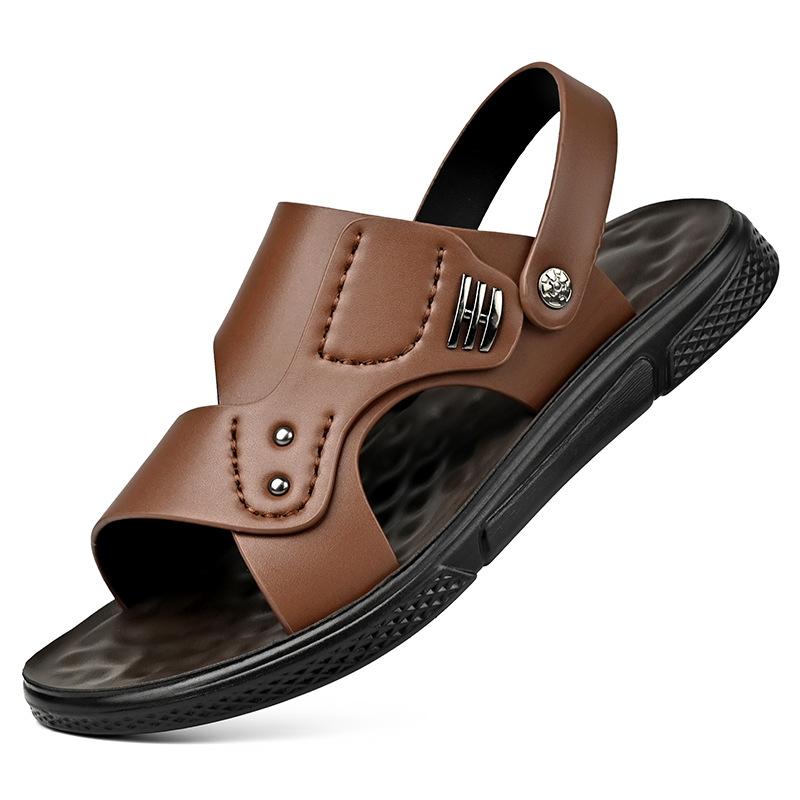

Sandals Men s Outdoor Casual Beach Shoes Men s Slippers One Shoe Dual-purpose Sandals 44