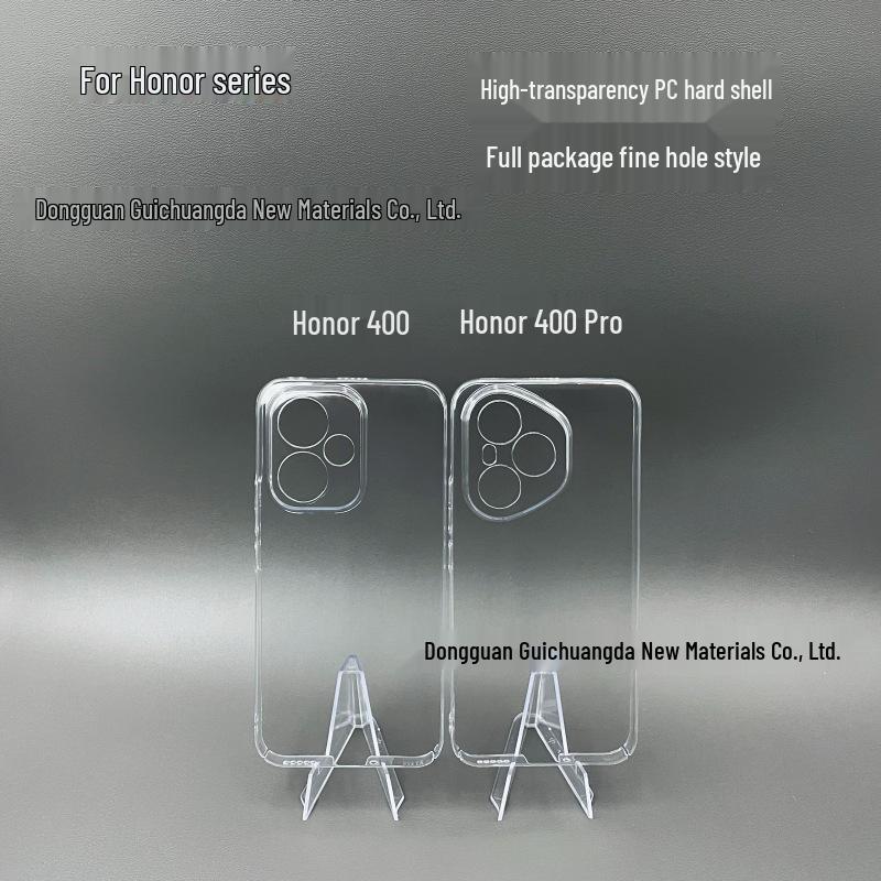 Honor 500Pro Transparente Handyhülle - Vollständige Abdeckung, Vergilbt nicht, Hartschale