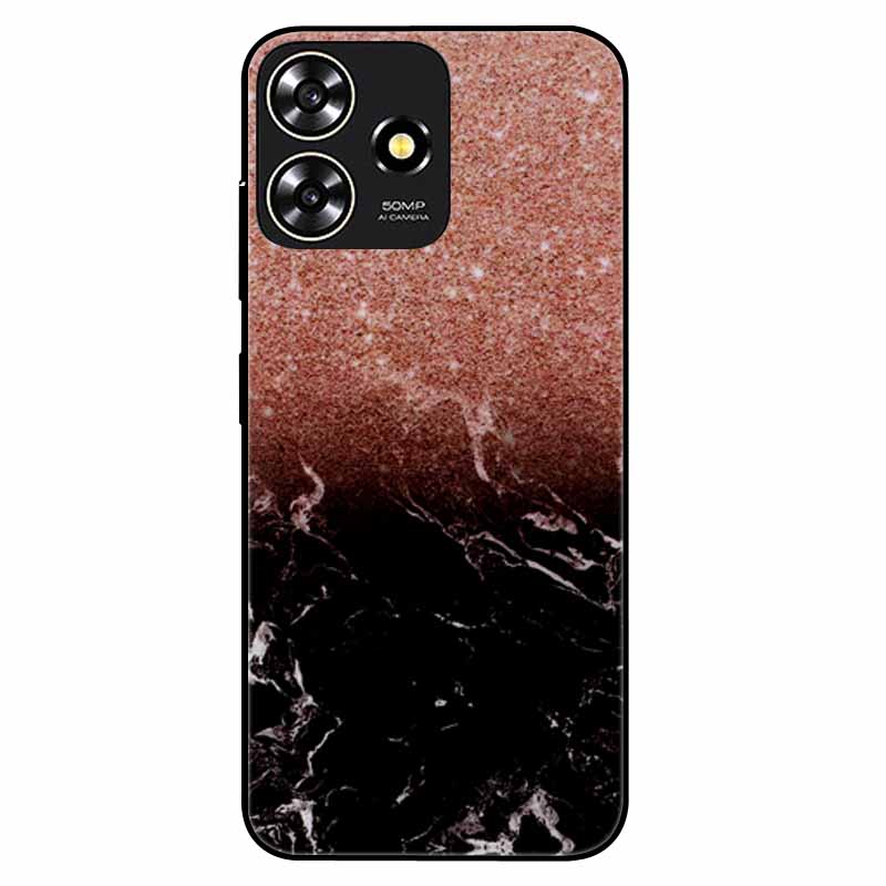 For ZTE Blade A73 4G Case 6.6'' Para Silicone Soft Cool Print Marble Phone Cover for ZTE BladeA73 A 73 4G Shockproof TPU Bags