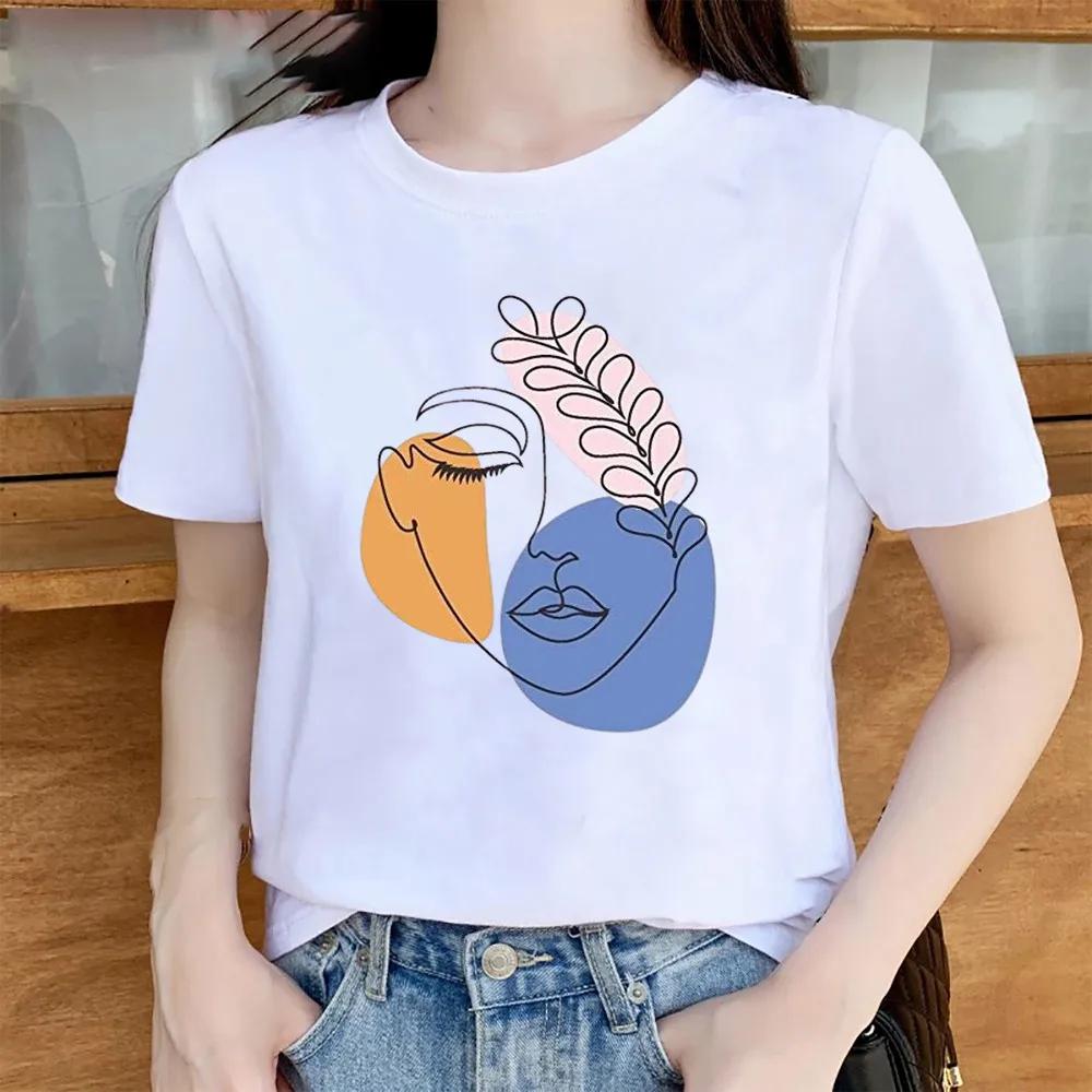Womens Trendy Short Sleeve Tshirt Cartoon Plant Beach Print Casual Graphic Regular Fit Womens Clothing Fashion T Shirts