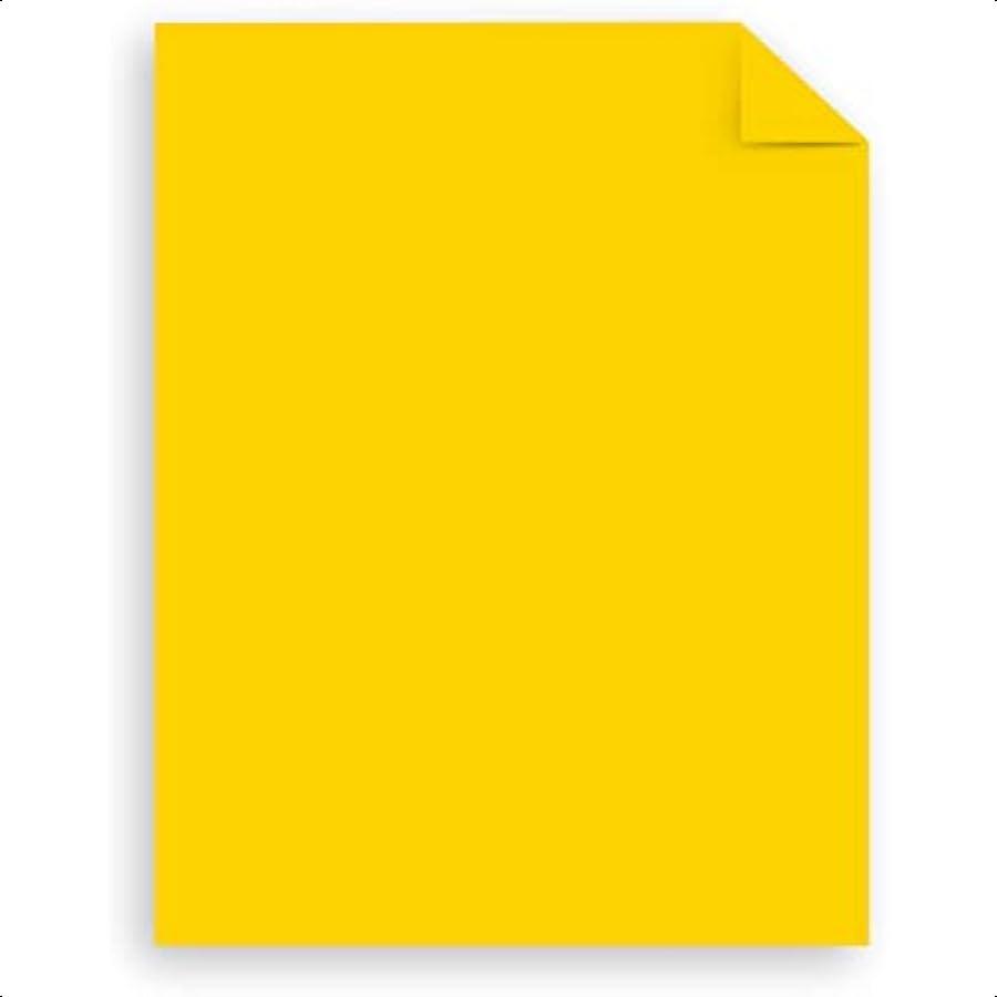 Mega Collection Colored Paper Bright Yellow 625 Sheets 24 lb 89 gsm 8.5" x 11" MORE SHEETS! 91618