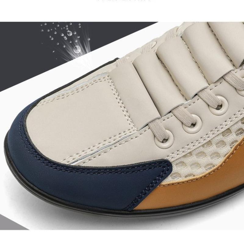 Scarpe Online Estive da Uomo, Articoli Caldi Transfrontalieri, Scarpe Sportive e da Tempo Traspiranti in Rete Traforata, Suola Morbida Leggera, Scarpe da Jogging da Infilare