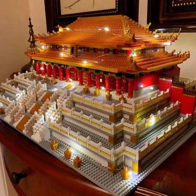 Puzzle 3D z architekturą chińską: Model Wieży Narożnej Pawilonu Najwyższej Harmonii Klocki Budowlane