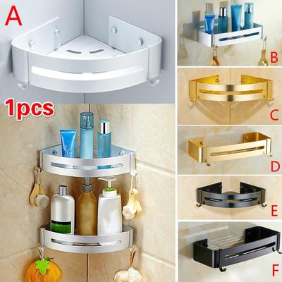 Etagère salle de bain toilette vanité Triangle rangement serviette tenture murale salle de bain