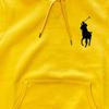 Polo Ralph Lauren Big Pony Logo Embroidered Hooded Long Sleeve Sweatshirt Men Sweatshirt Yellow 710883343-007