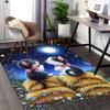 1pc Anime Cat Moonlit Night Office Chair Mat Anti Slip Carpet for Home Decor, Suitable for All Seasons, Perfect Gift for Anime Lovers