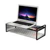 Multifunctional Metal Desktop Riser with Heat Dissipation and Storage