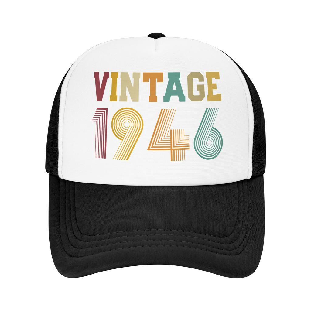 Th Birthday Born Year Old Mesh Baseball Caps Unisex Women Casual Sun Hat Hats Adjustable Summer Trucker Hats