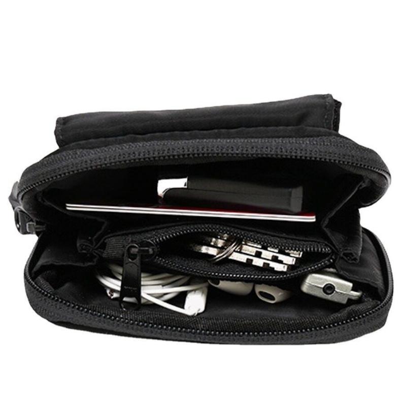 Portable Casual Zipper Storage Small Bag Mini Keys Holder Card Pouch Leisure Travel Wallet for Men and Women